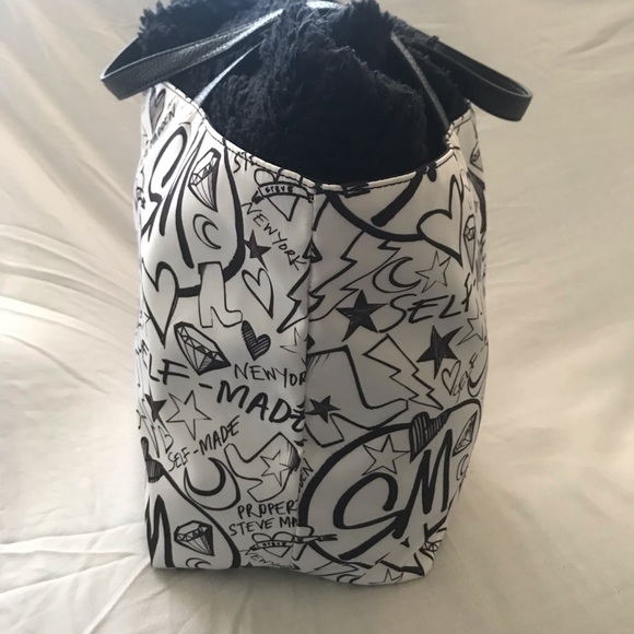 Steve Madden Womens Bashton Doddle Print Tote - Picture 3 of 4